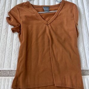 Women’s short sleeved shirts brown Size M